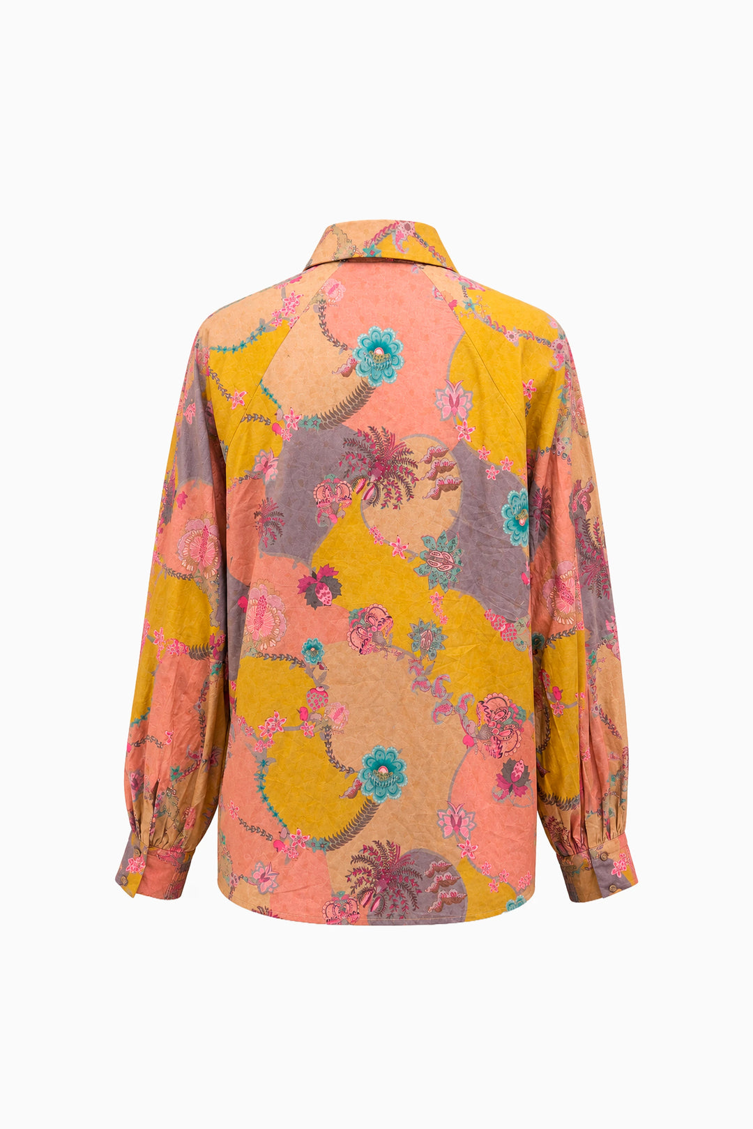 Ochre Paisley Odyssey Shirt-Shirts-Siddhartha Bansal