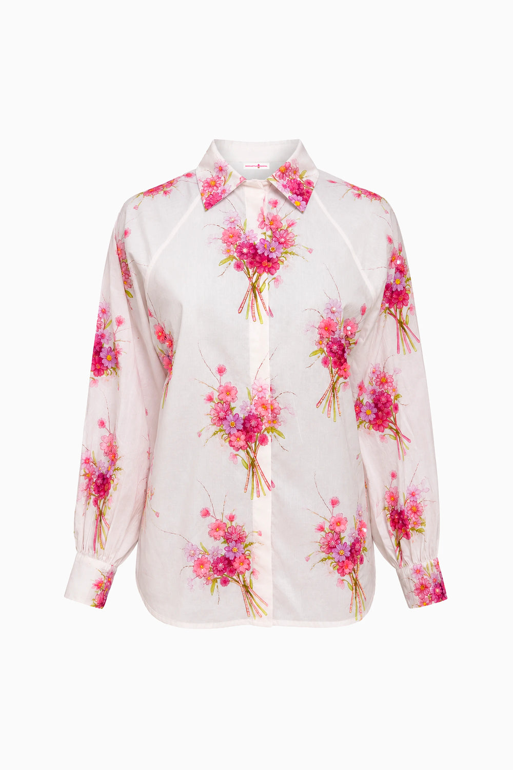 Cosmic Meadow Bouquet Cotton Shirt-Shirts-Siddhartha Bansal