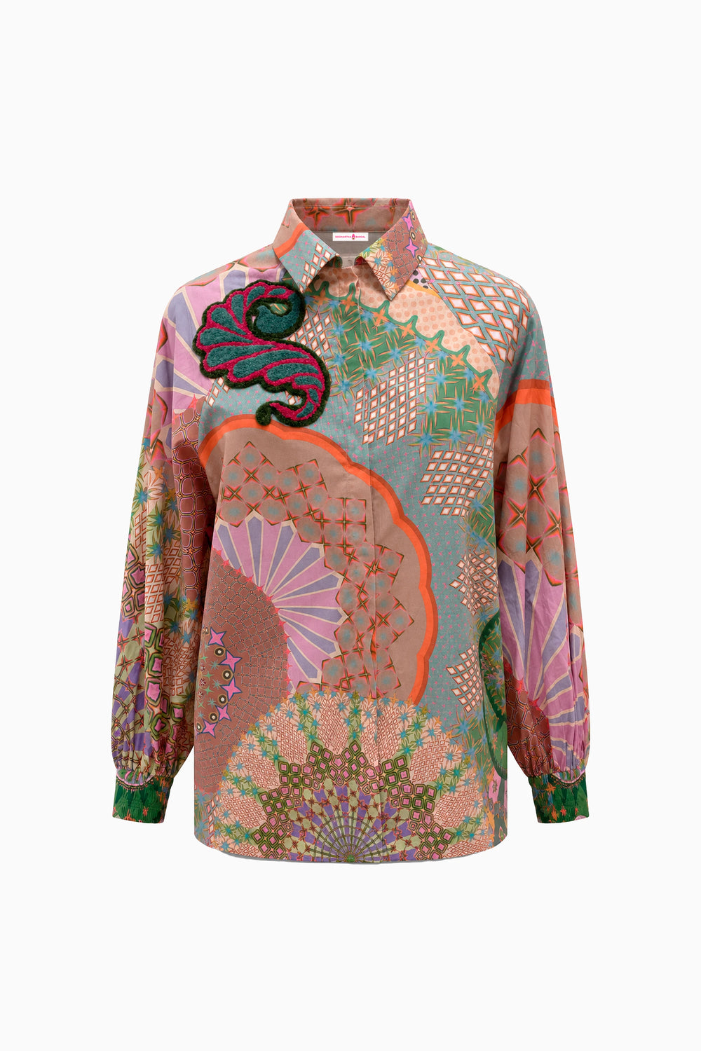 Kaleidoscope Mirage Cotton Shirt-Shirts-Siddhartha Bansal