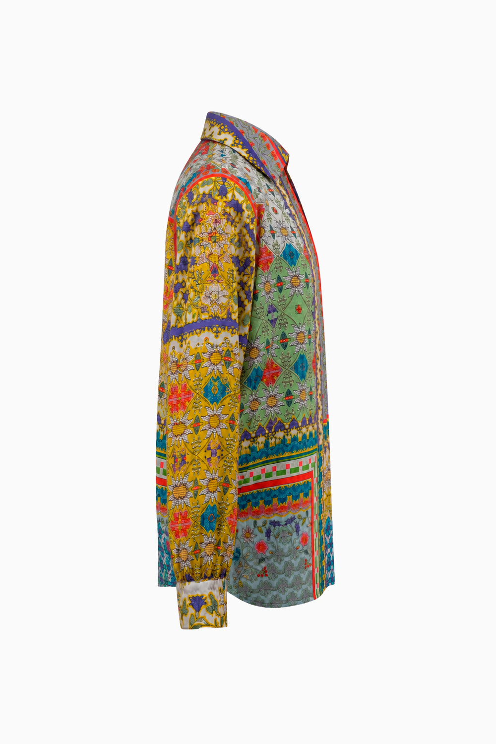 Sapphire Caravan Cotton Shirt-Shirts-Siddhartha Bansal