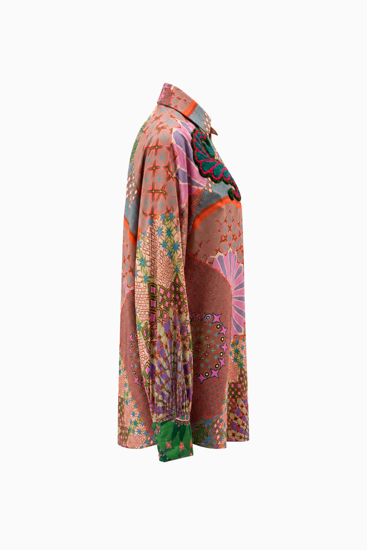Kaleidoscope Mirage Cotton Shirt-Shirts-Siddhartha Bansal