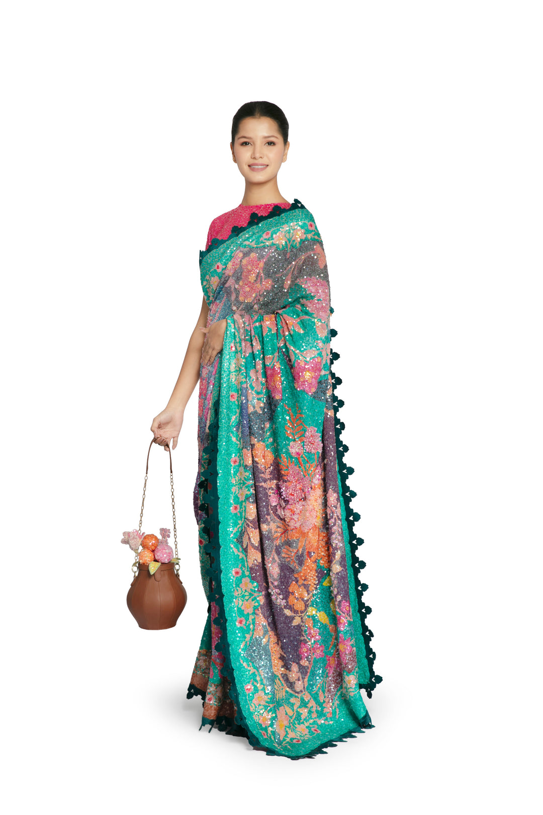 PARADISE SAREE SET-Saree, Indian Wear-Siddhartha Bansal