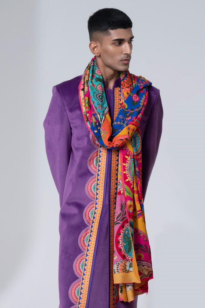Big Paisely Printed Stole-Siddhartha Bansal