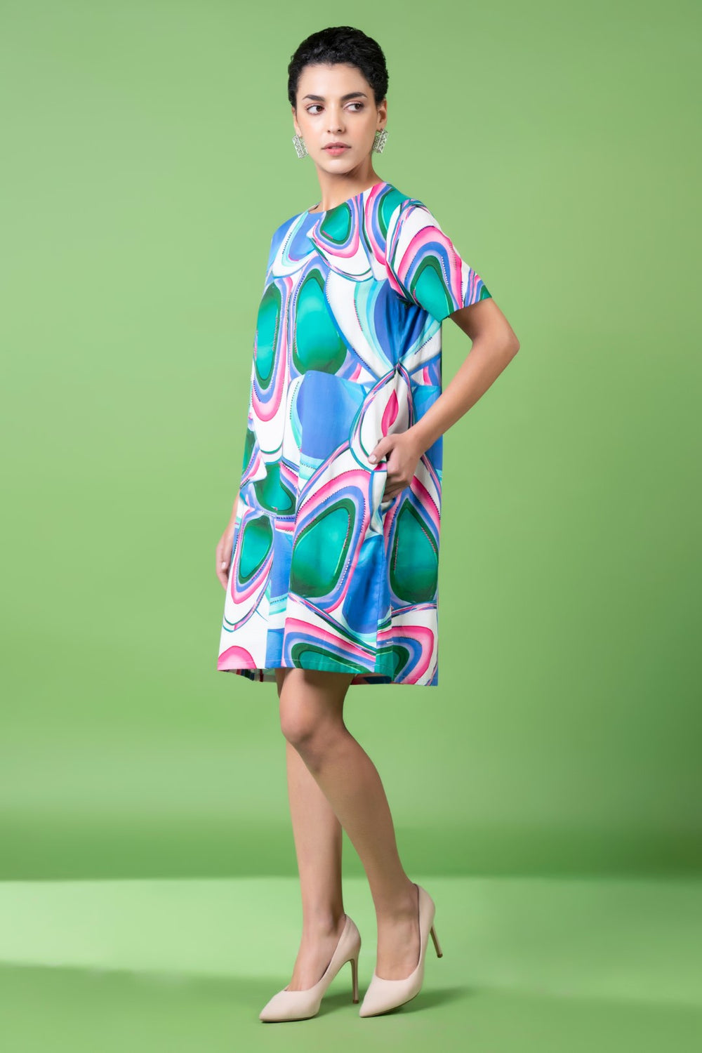 Murano Glass Art Embroidered Dress-Siddhartha Bansal