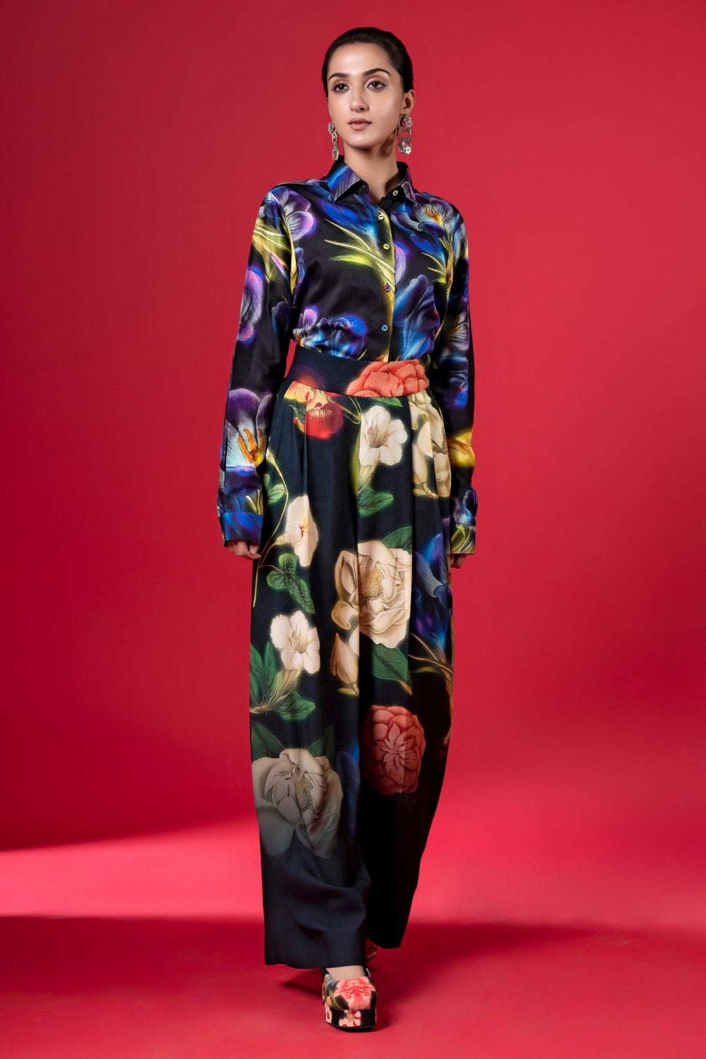 Night Bloom Pants-Siddhartha Bansal