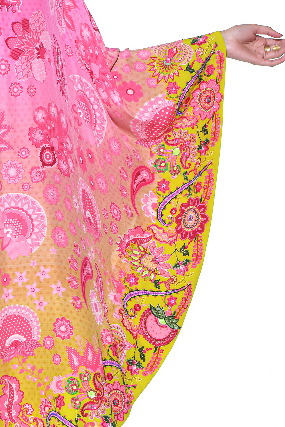 Peach Embroidered One Shoulder Dress And Jumpsuit-Siddhartha Bansal