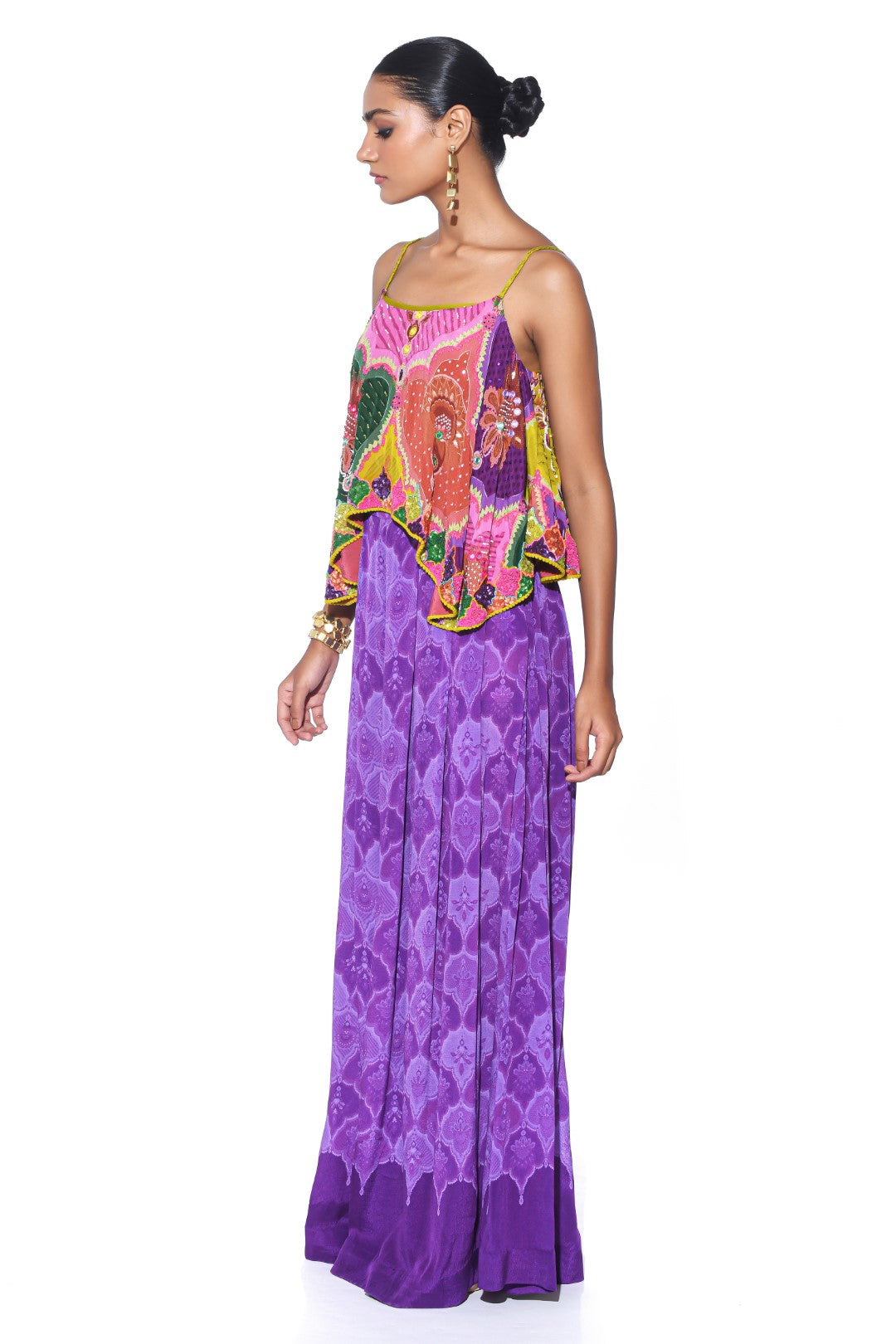 Multi Color Embroidered Co-Ord Set-Co-ord Set-Siddhartha Bansal