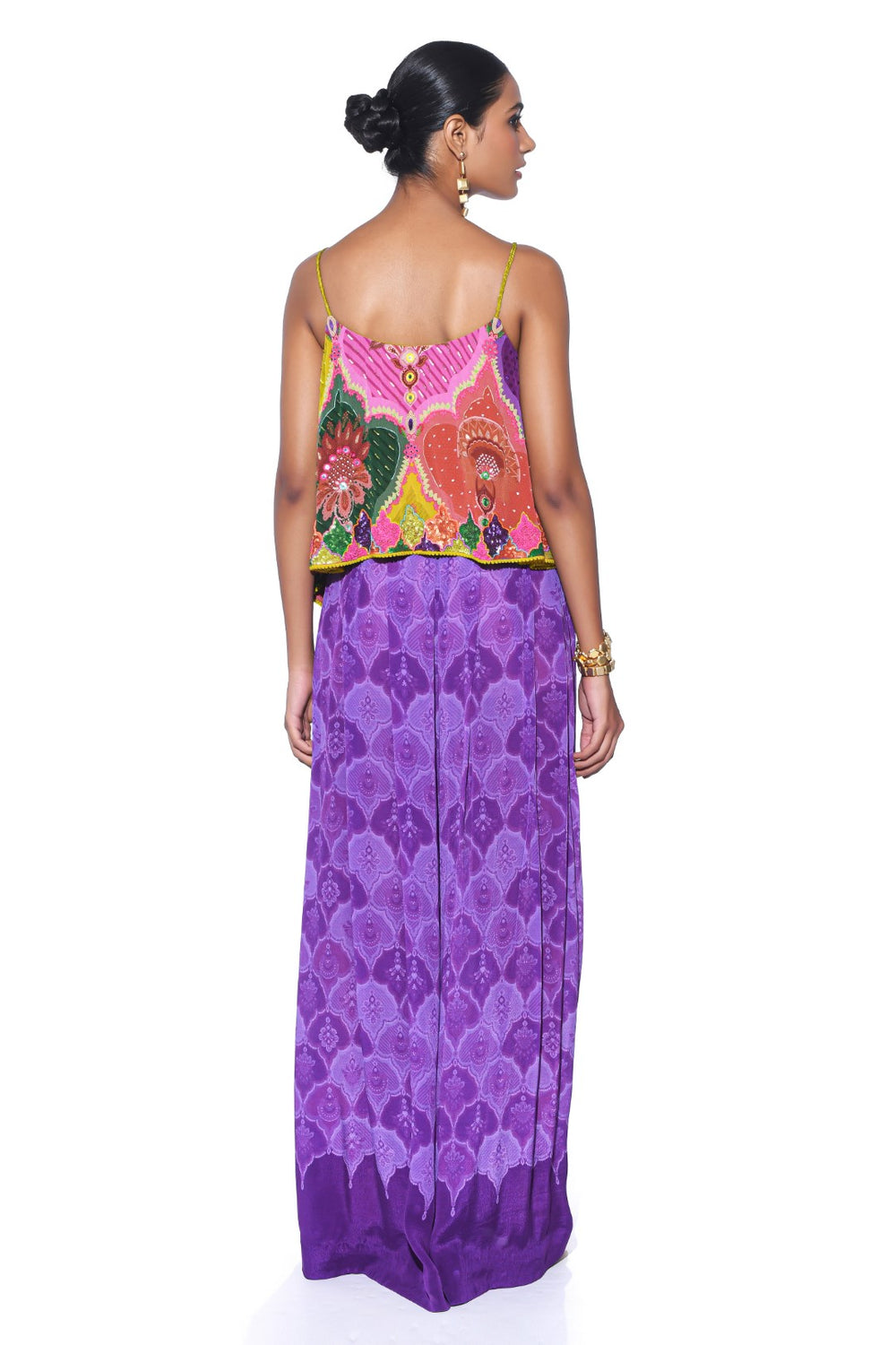 Multi Color Embroidered Co-Ord Set-Co-ord Set-Siddhartha Bansal