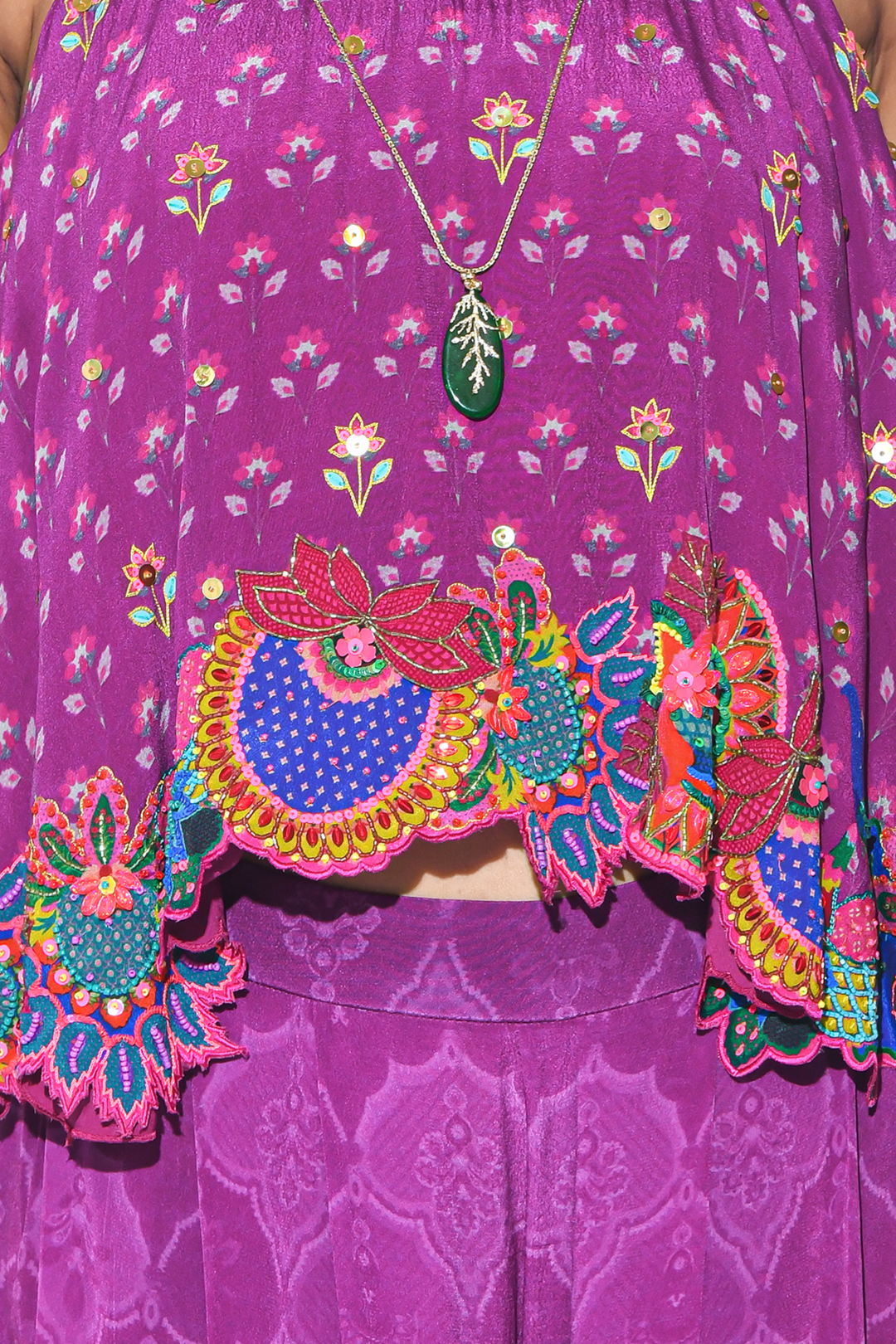 Purple Embroidered Co-Ord Set-Co-ord Set-Siddhartha Bansal