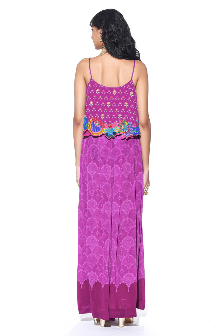Purple Embroidered Co-Ord Set-Co-ord Set-Siddhartha Bansal