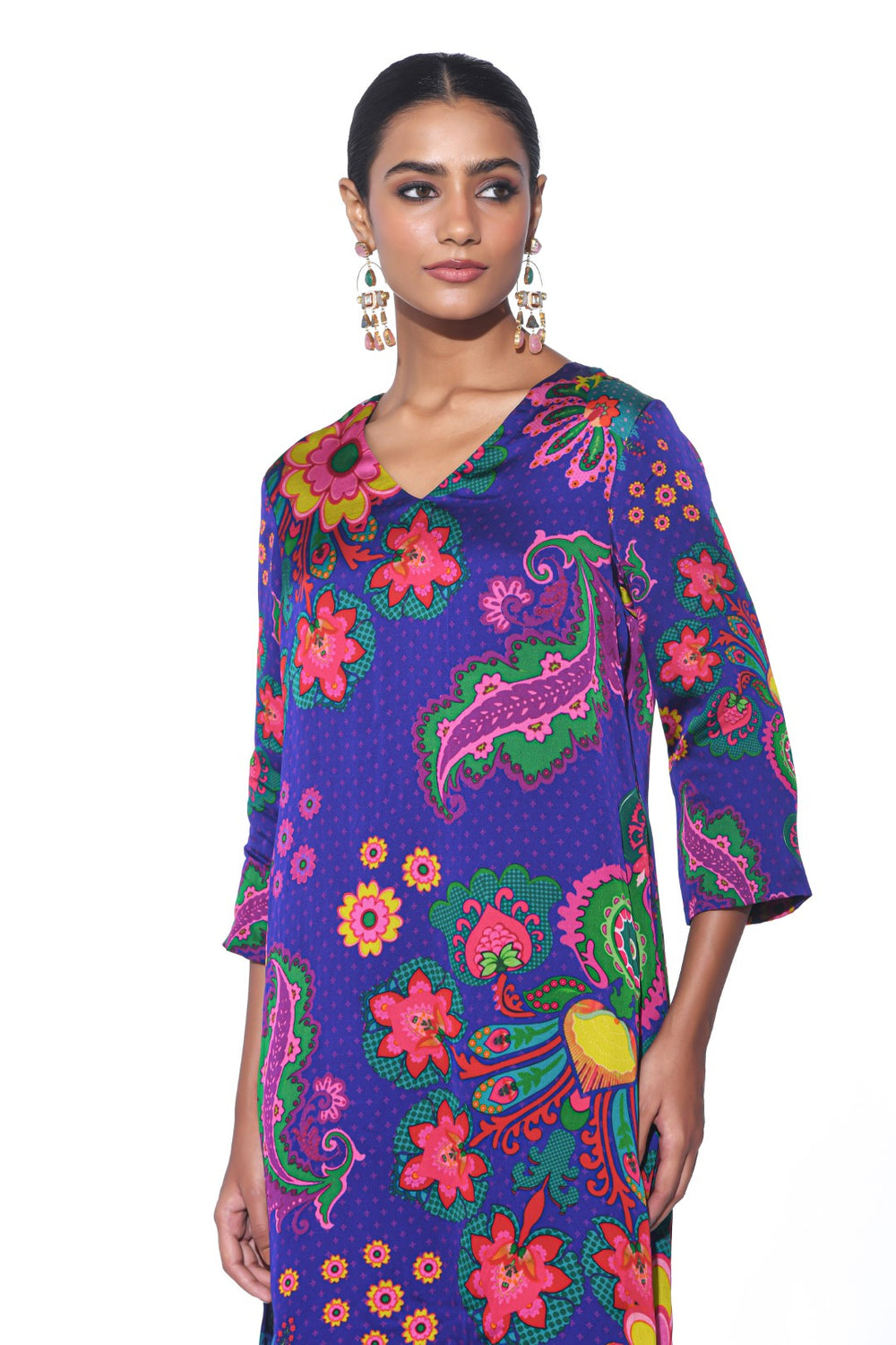Twilight Blue Kurta Co-Ord Set-Kurta Set, Co-ord Set-Siddhartha Bansal