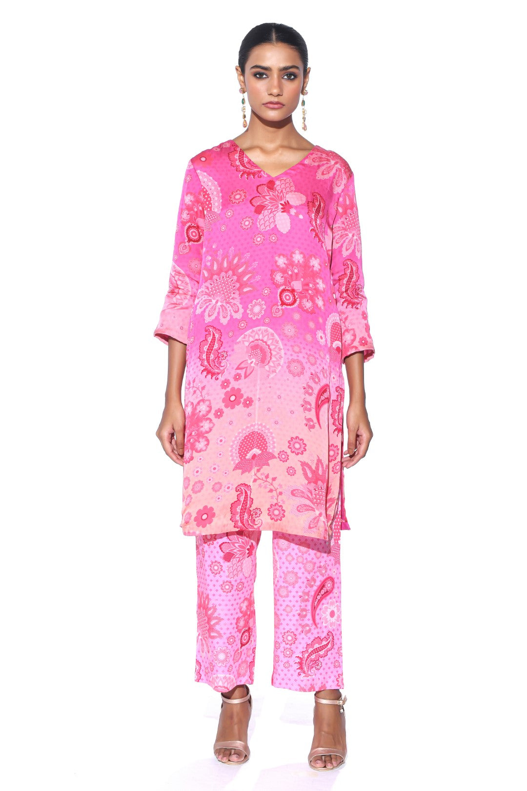 Burgundy Kurta Co-Ord Set-Kurta Set, Co-ord Set-Siddhartha Bansal