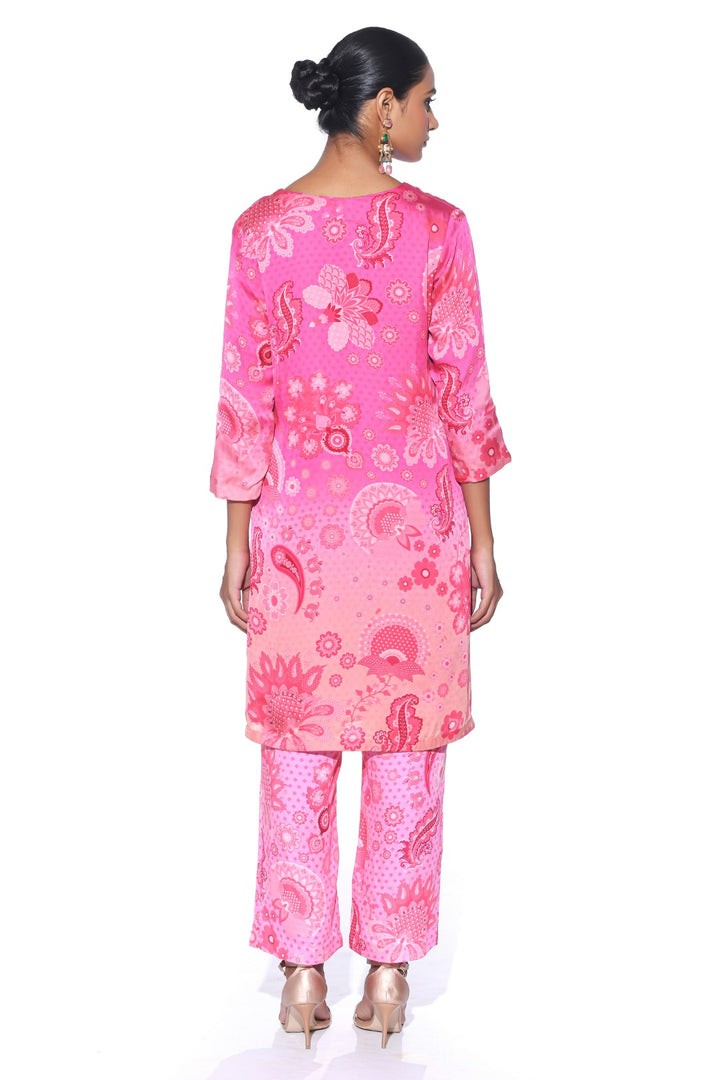 Burgundy Kurta Co-Ord Set-Kurta Set, Co-ord Set-Siddhartha Bansal