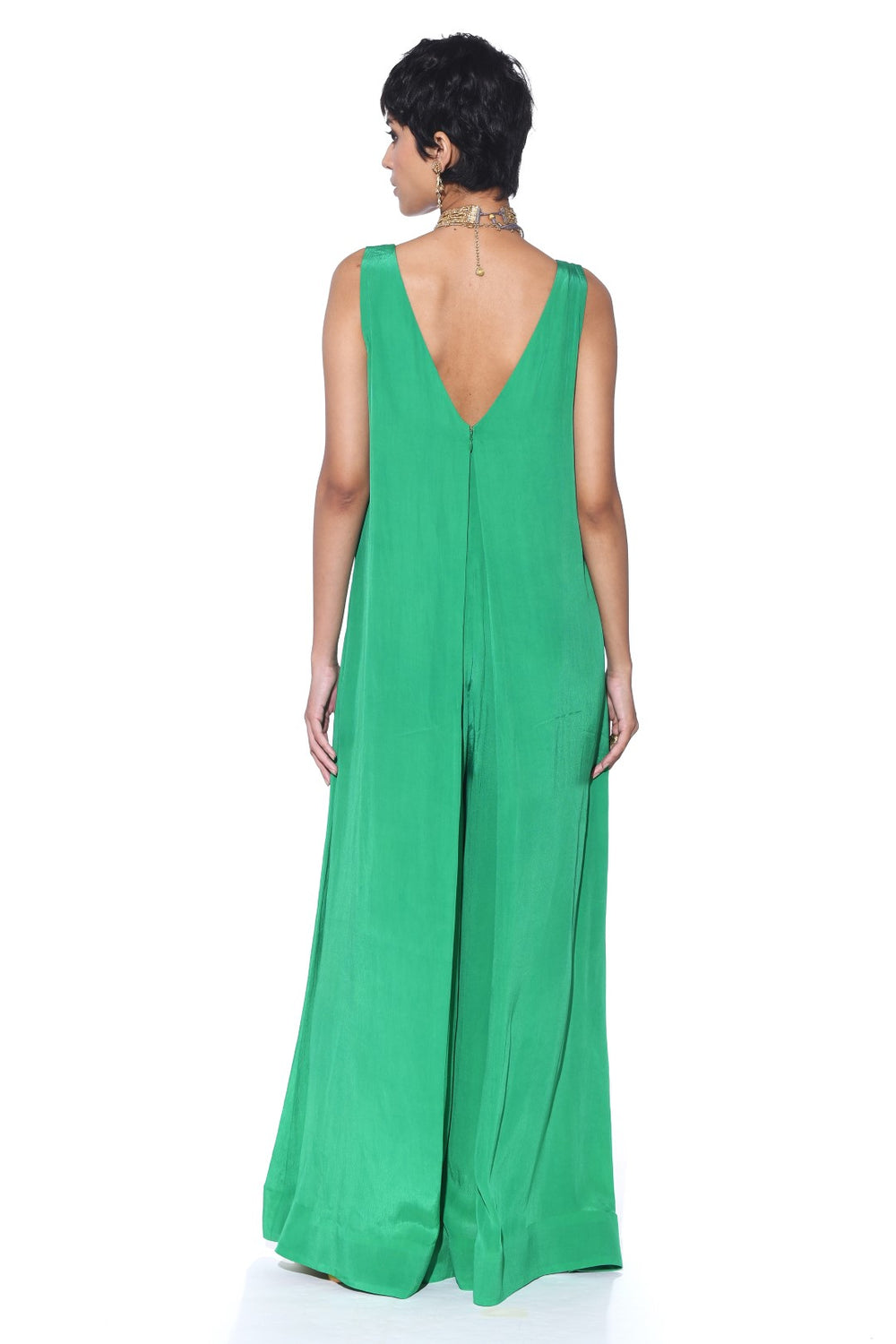 Lightning Green Jumpsuit.-Jumpsuit-Siddhartha Bansal