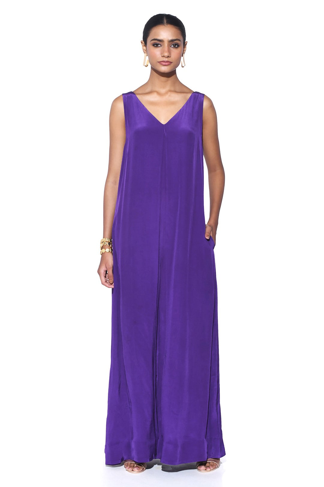 Tangy Purple Jumpsuit-Jumpsuit-Siddhartha Bansal