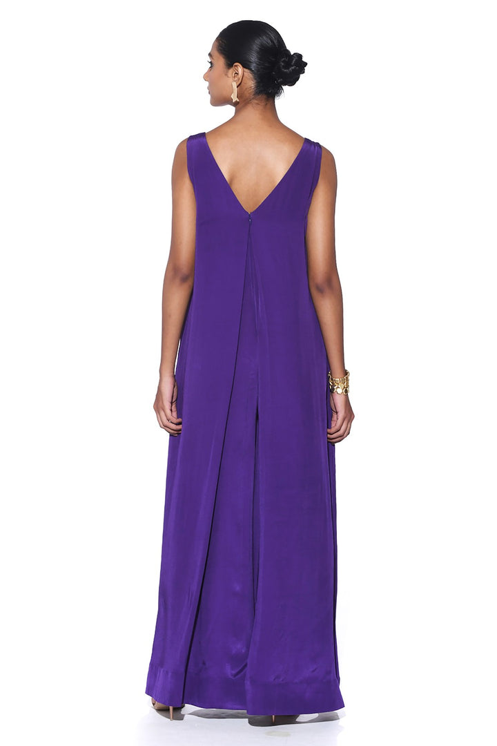 Tangy Purple Jumpsuit-Jumpsuit-Siddhartha Bansal