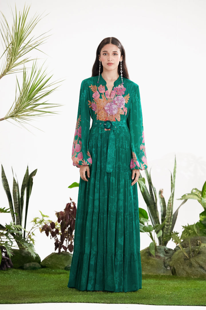 STEREO LOVE TIER DRESS-Dress-Siddhartha Bansal