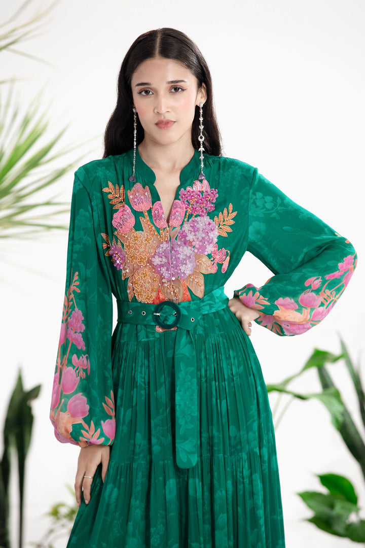 STEREO LOVE TIER DRESS-Dress-Siddhartha Bansal