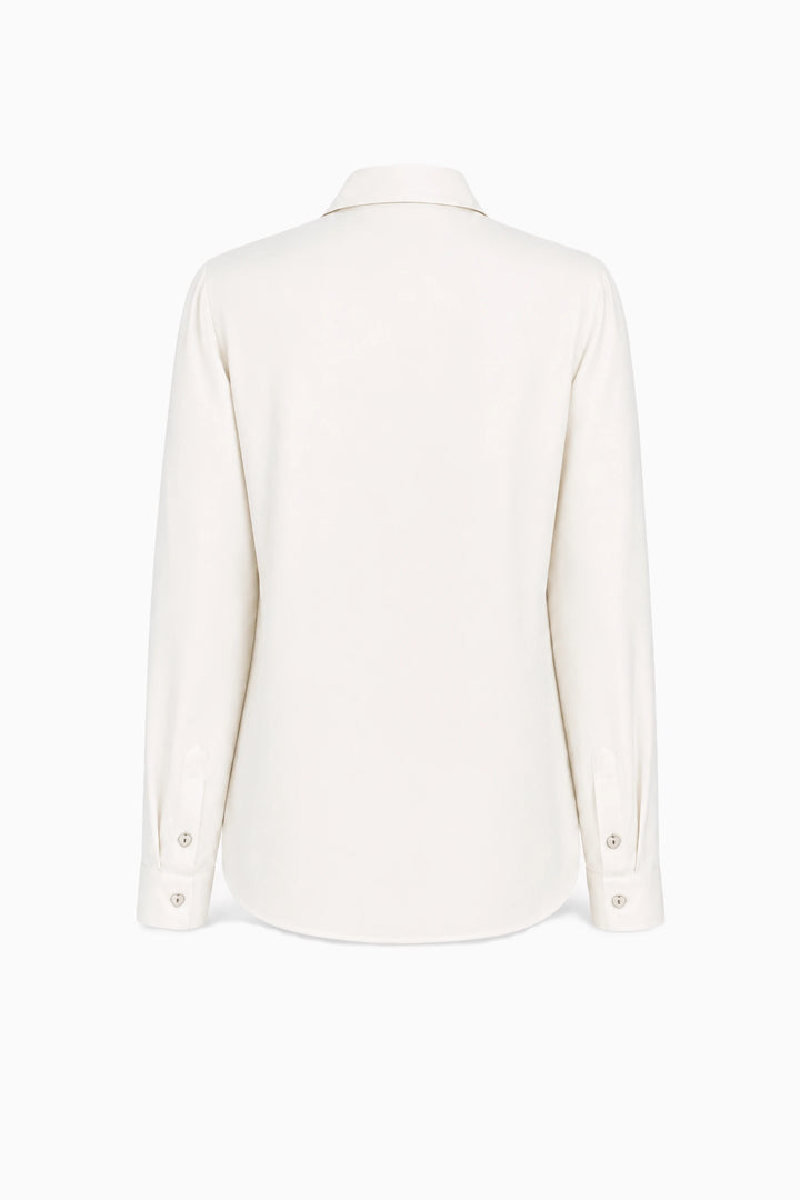 Ivory Kamdhenu Silk Shirt-Shirts-Siddhartha Bansal