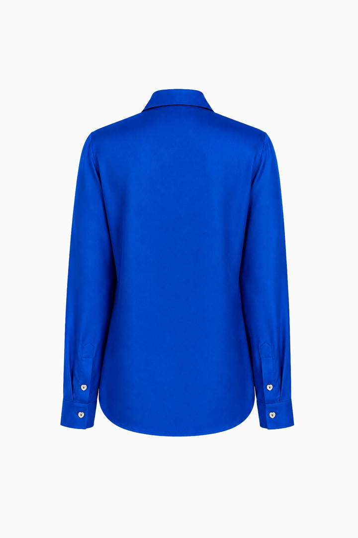 Sapphire Kamdhenu Silk Shirt