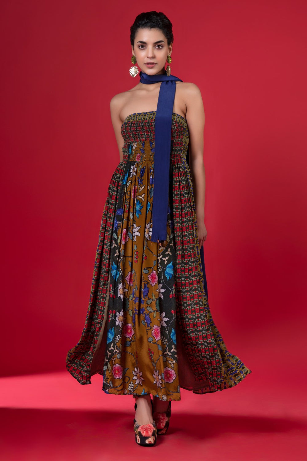 Sylvan Print Dress-Siddhartha Bansal