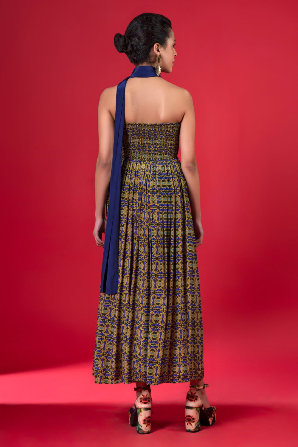 Sylvan Print Dress-Siddhartha Bansal