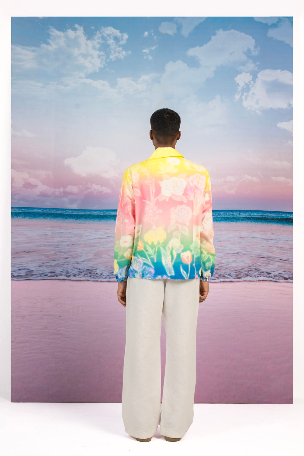 Evening Bloom Pullover Jacket-JACKETS-Siddhartha Bansal