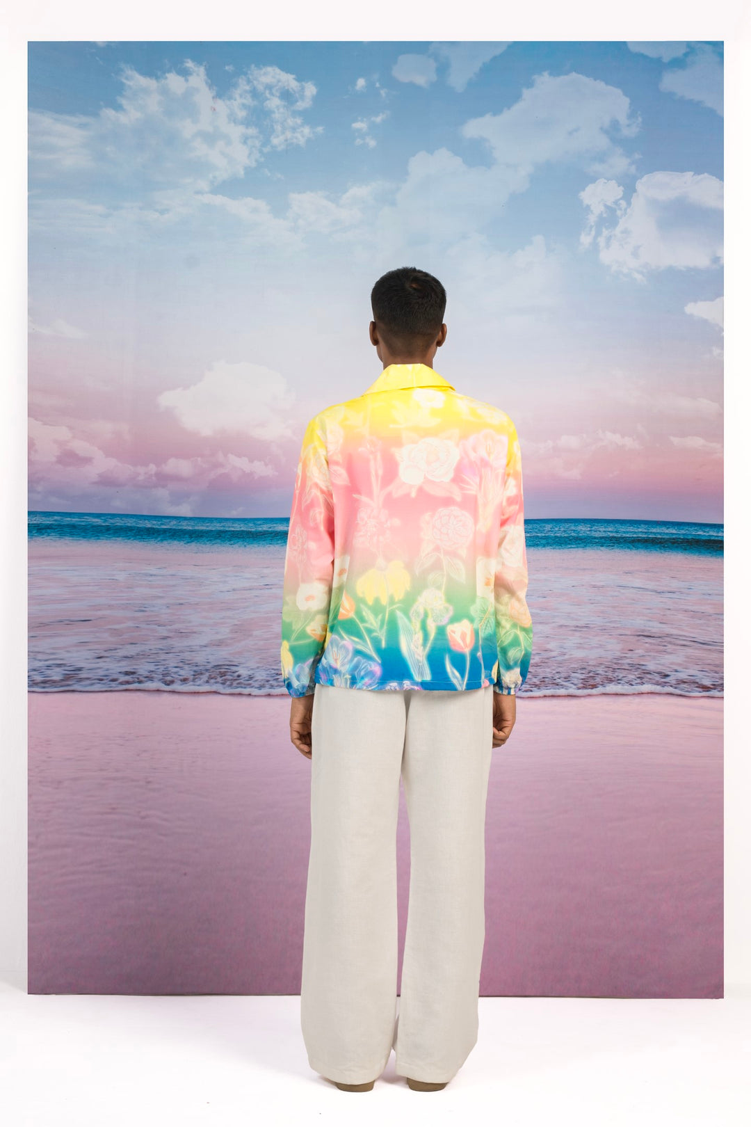 Evening Bloom Pullover Jacket-JACKETS-Siddhartha Bansal