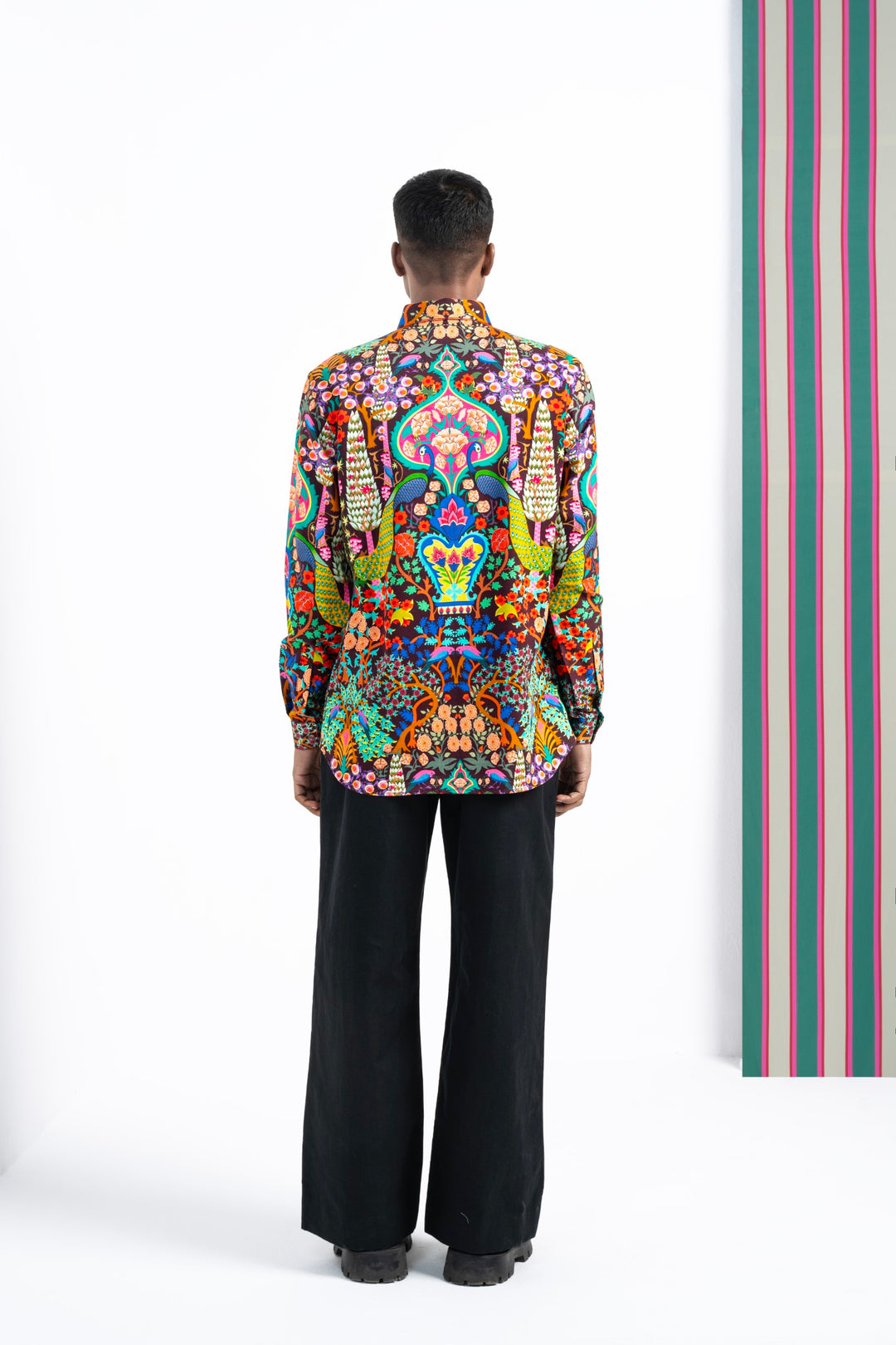 Brown Bagh Shirt-Shirts-Siddhartha Bansal