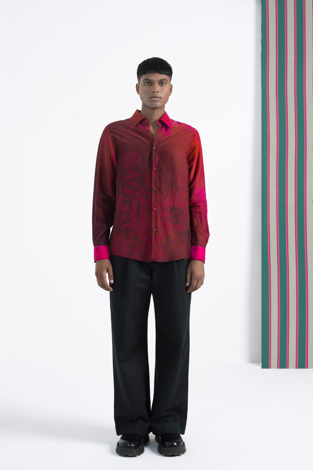Romeo Silk Shirt-Shirts-Siddhartha Bansal