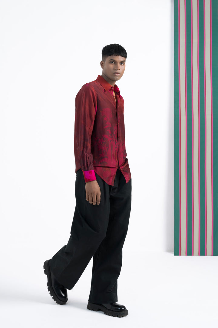 Romeo Silk Shirt-Shirts-Siddhartha Bansal