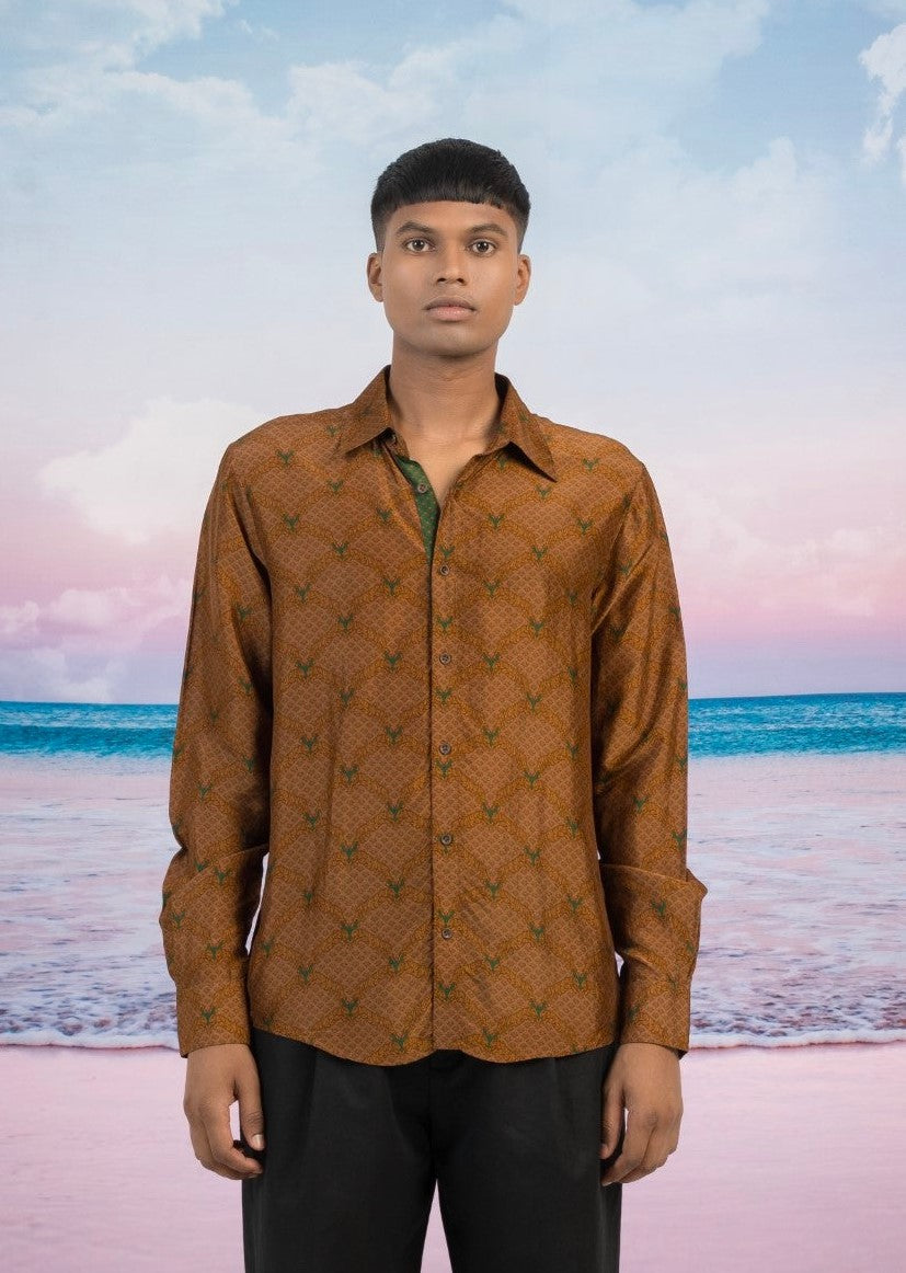 Tiger Silk Shirt-Shirts-Siddhartha Bansal