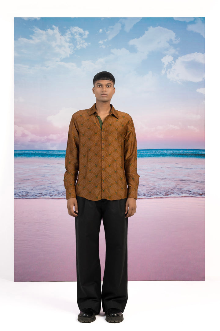 Tiger Silk Shirt-Shirts-Siddhartha Bansal