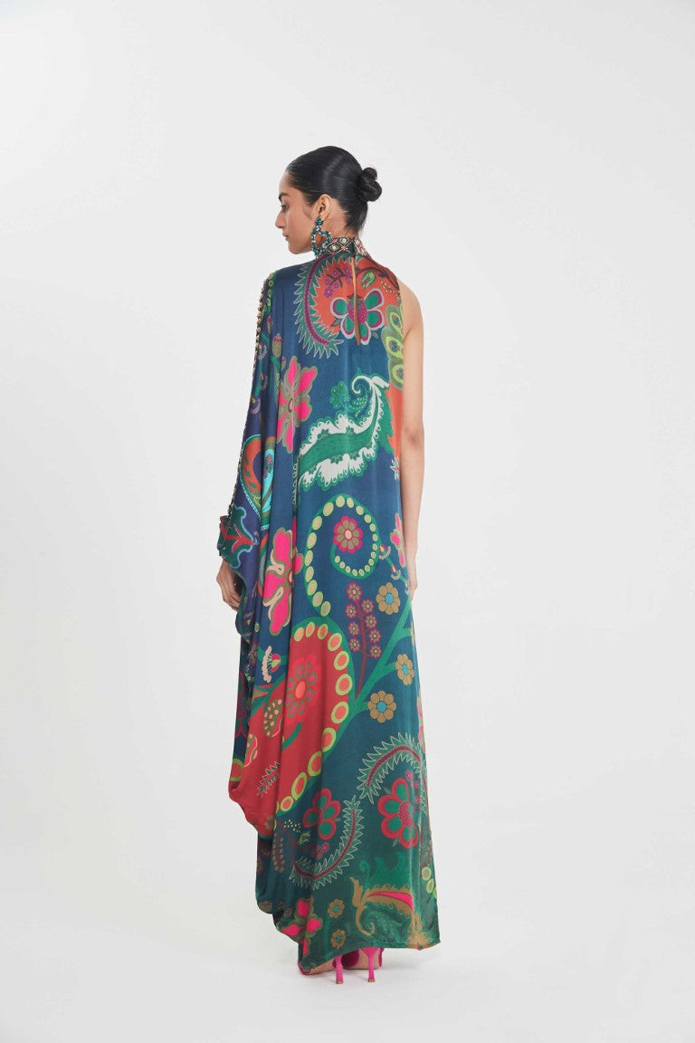 PARIZAD ONE SHOULDERDRESS-Kaftan-Siddhartha Bansal