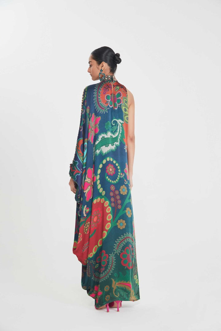 PARIZAD ONE SHOULDERDRESS-Kaftan-Siddhartha Bansal