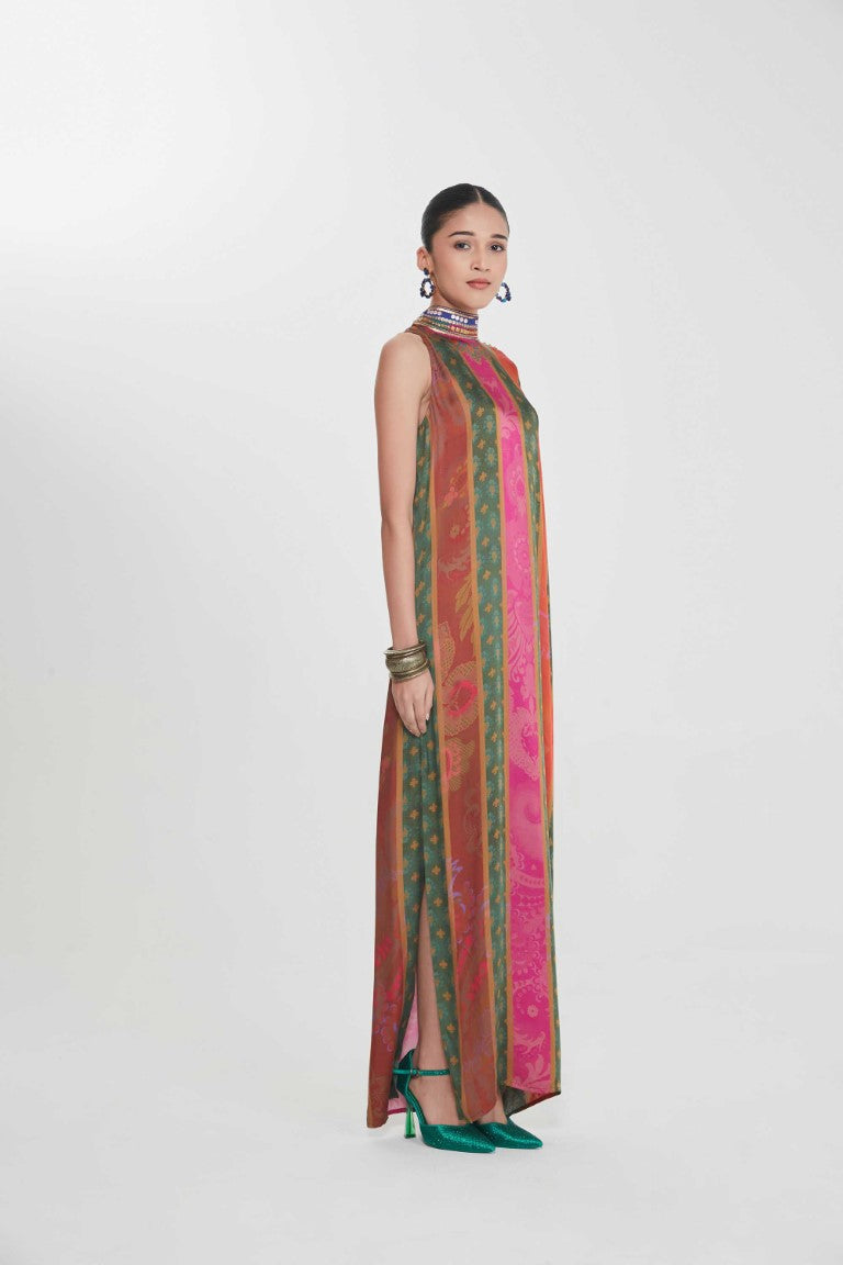 BAHAAR ONE SHOULDERDRESS-Kaftan-Siddhartha Bansal