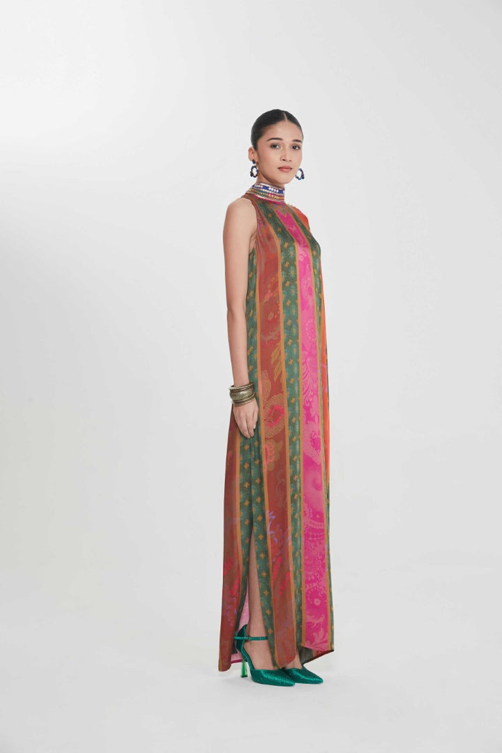 BAHAAR ONE SHOULDERDRESS-Kaftan-Siddhartha Bansal