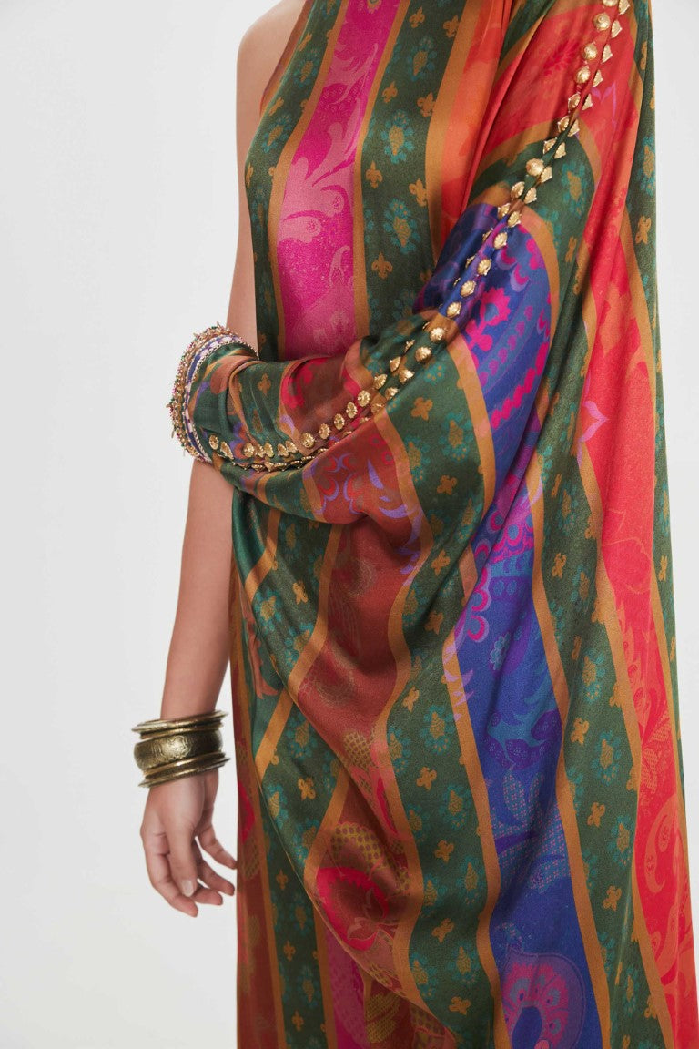 BAHAAR ONE SHOULDERDRESS-Kaftan-Siddhartha Bansal