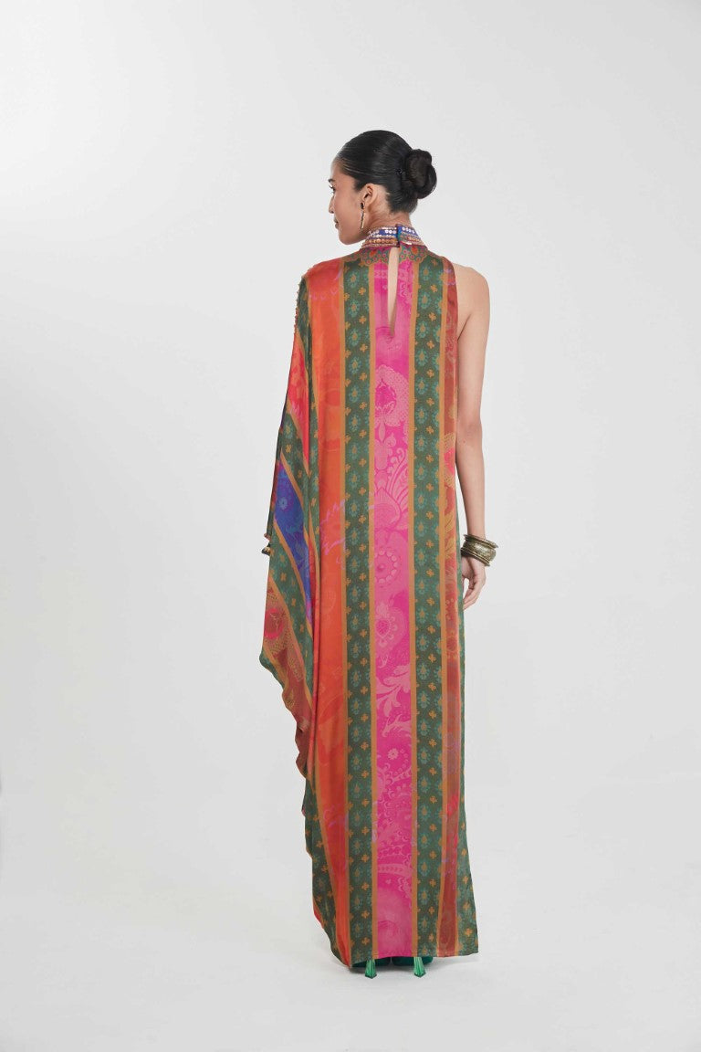 BAHAAR ONE SHOULDERDRESS-Kaftan-Siddhartha Bansal