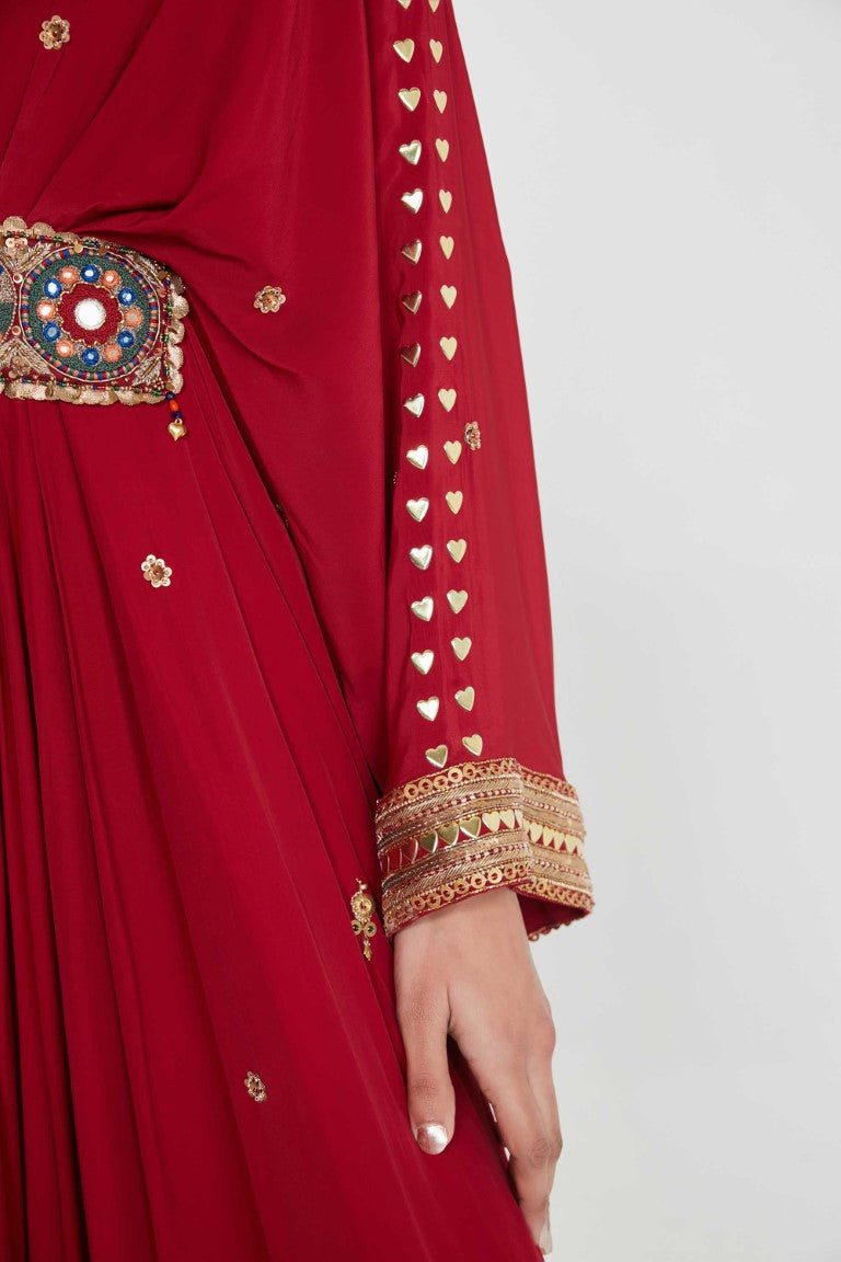 SUFIYA BELT KAFTAN-Kaftan-Siddhartha Bansal