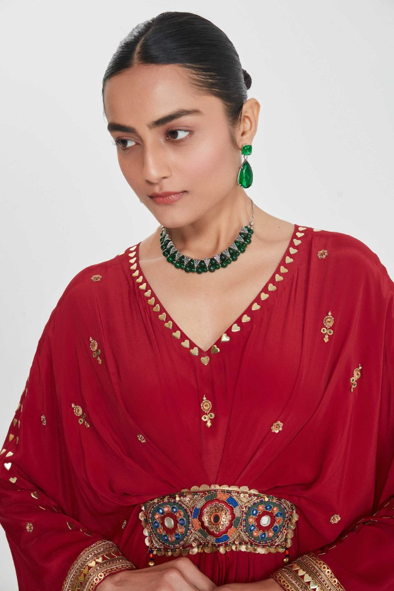 SUFIYA BELT KAFTAN-Kaftan-Siddhartha Bansal