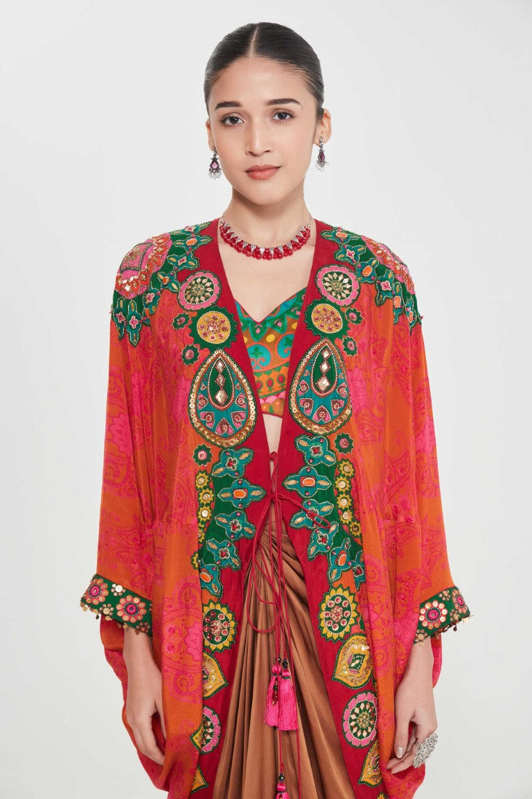 SAFA SHRUG SET-Kaftan-Siddhartha Bansal