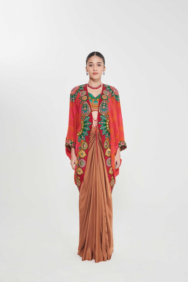 SAFA SHRUG SET-Kaftan-Siddhartha Bansal