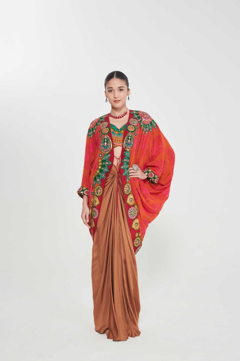SAFA SHRUG SET-Kaftan-Siddhartha Bansal