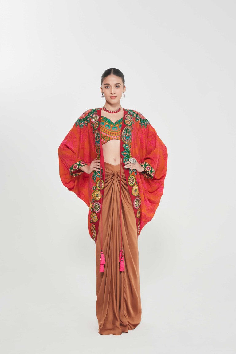 SAFA SHRUG SET-Kaftan-Siddhartha Bansal