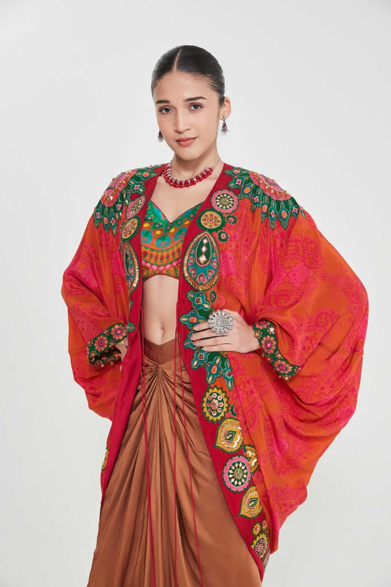 SAFA SHRUG SET-Kaftan-Siddhartha Bansal
