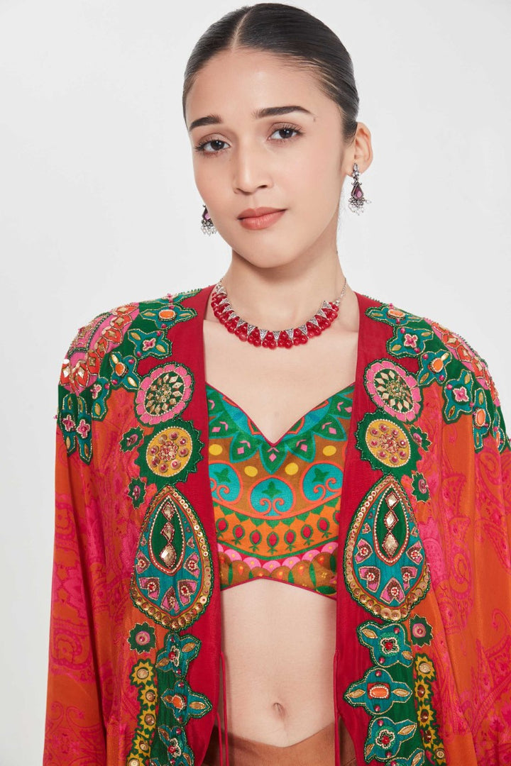 SAFA SHRUG SET-Kaftan-Siddhartha Bansal