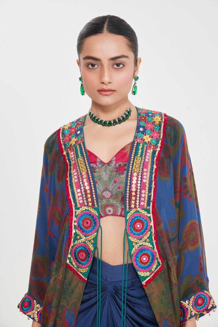INDIRA SHRUG SET-Kaftan-Siddhartha Bansal