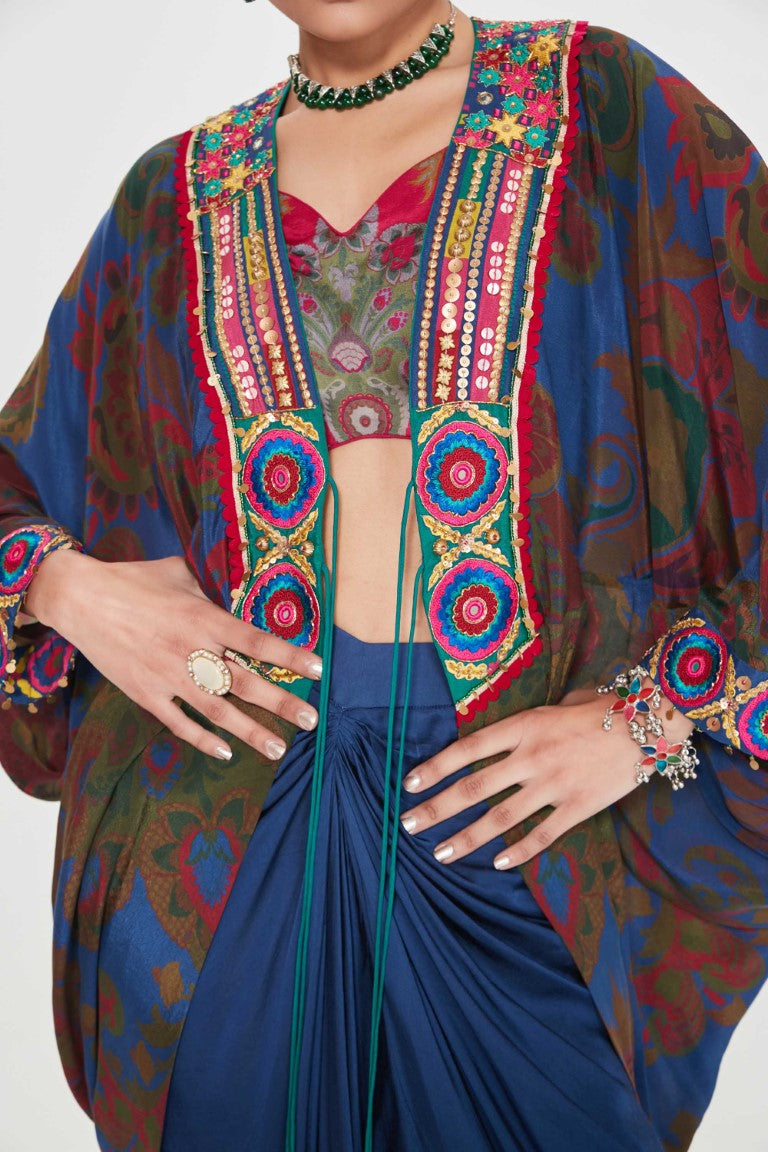 INDIRA SHRUG SET-Kaftan-Siddhartha Bansal
