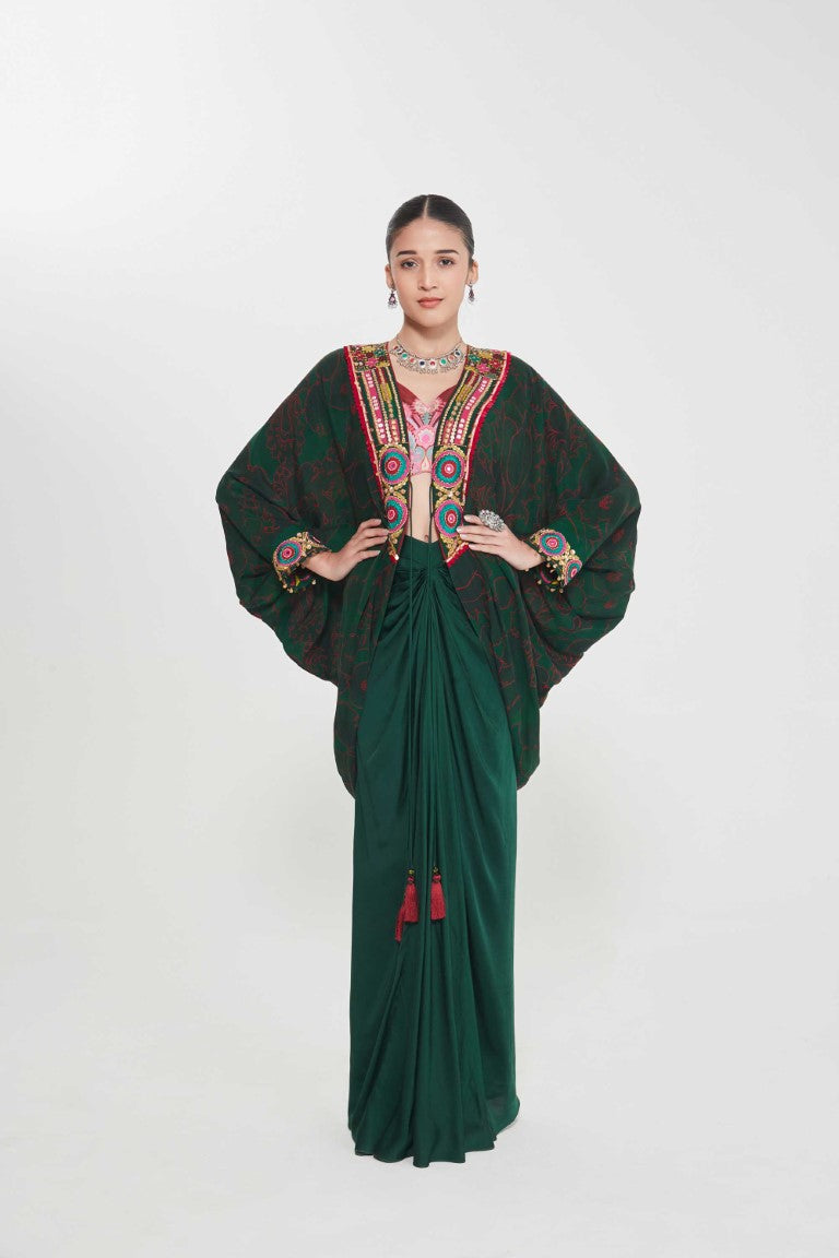 AROHI SHRUG SET-Kaftan-Siddhartha Bansal